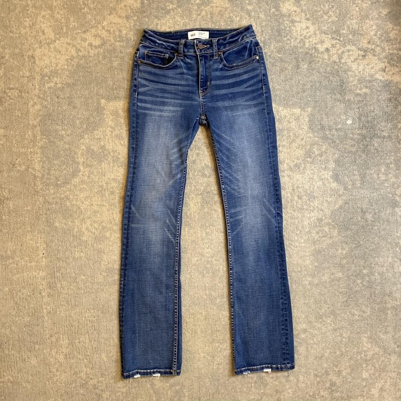 BKE Denim - BKE Stella Jeans Womens 25x31.5 Medium Wash Blue Mid Rise Slim Bootcut Denim